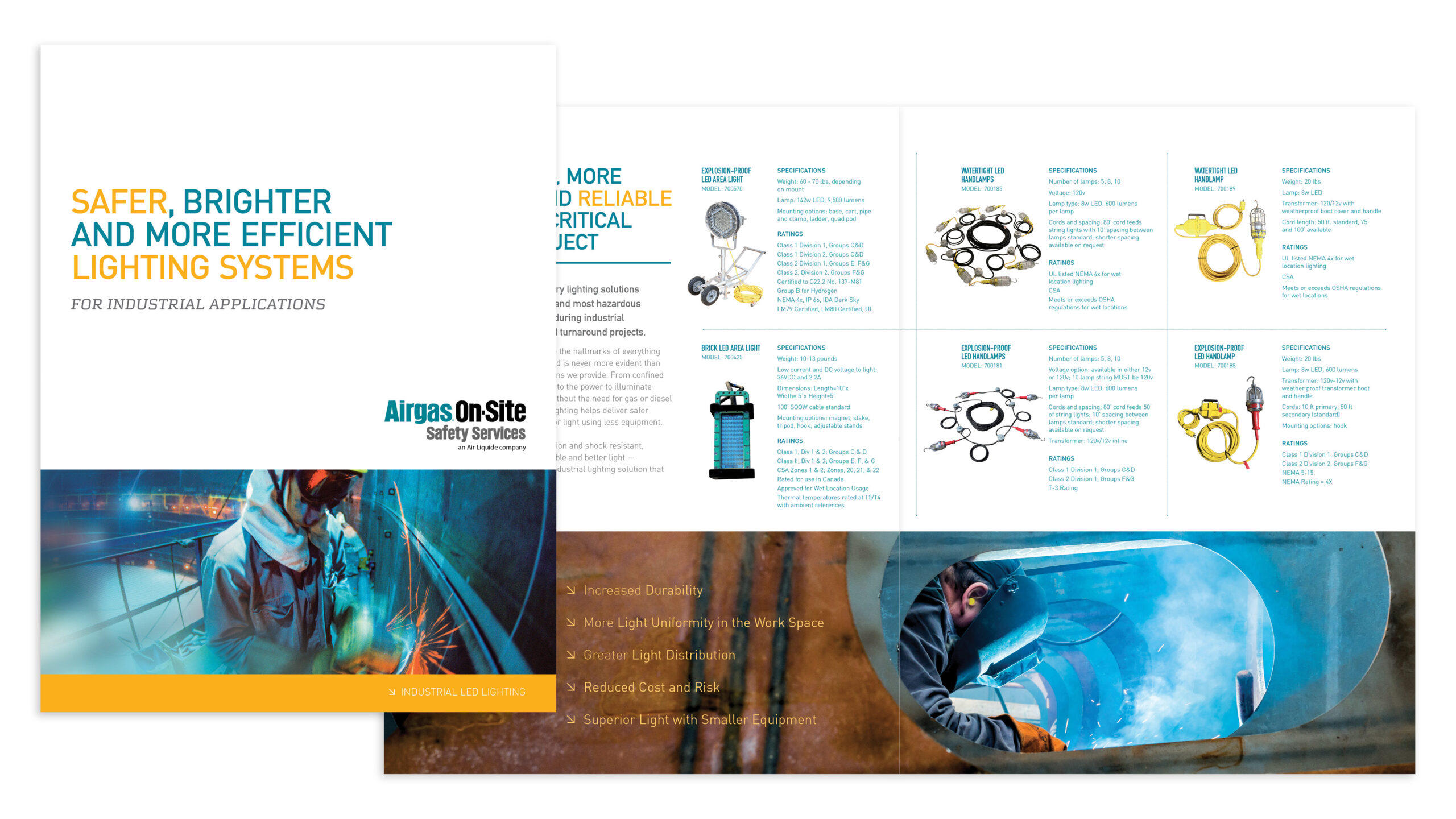 AirGas industrial lighting brochure