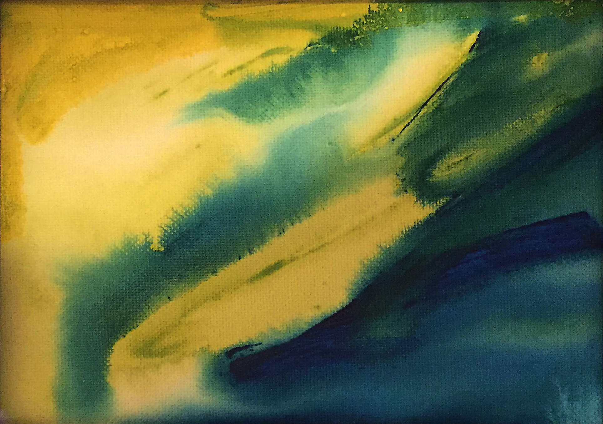 "Before Sunrise" 9x6 acrylic on canvas painting